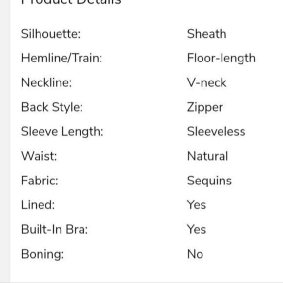 Black, Draped Skirt, Beaded Back,  V Neck,  Sleeveless, Sequined Mermaid… - Picture 5 of 16